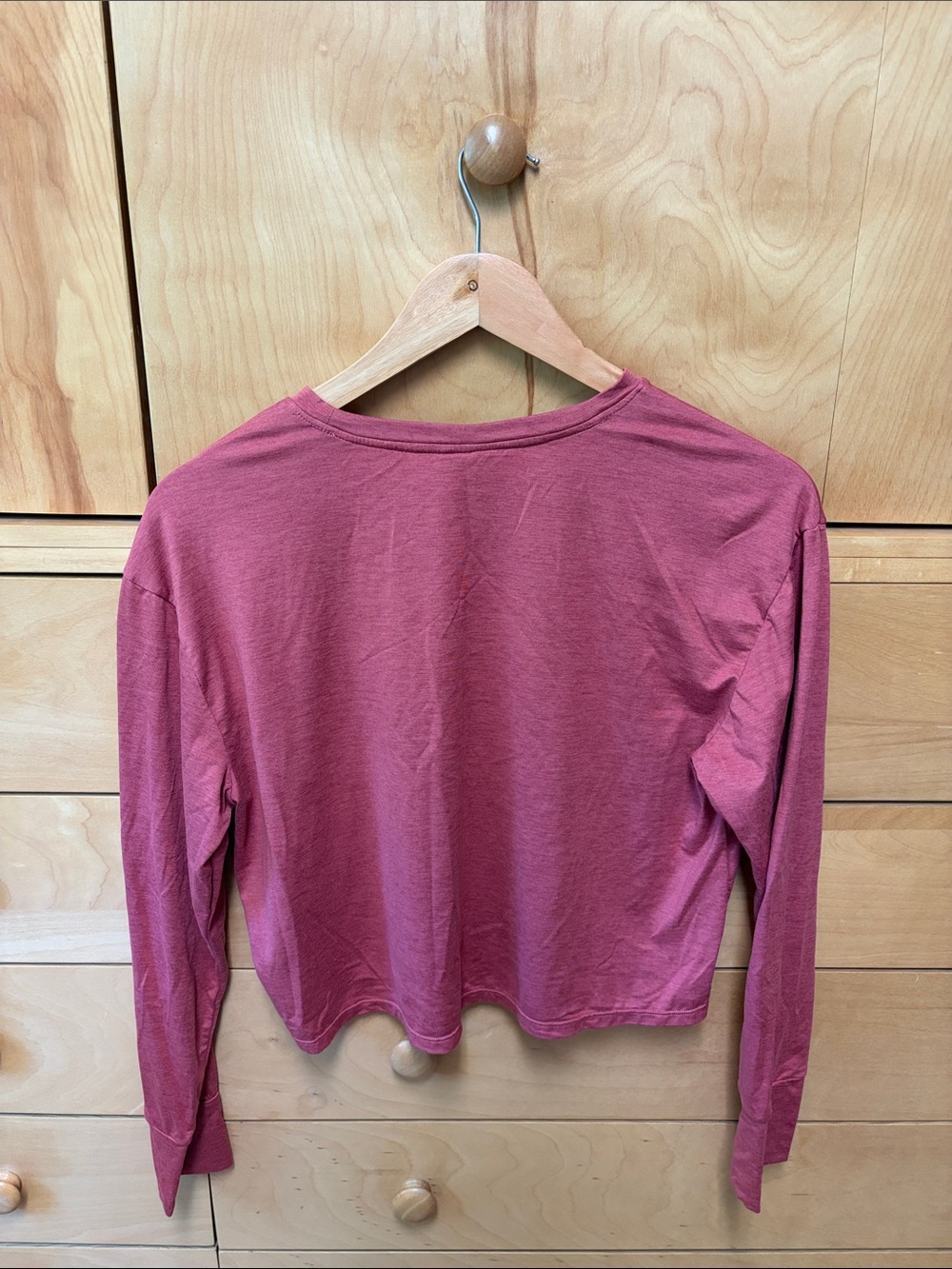 Xersion Long Sleeve Crewneck Top in Dusty Rose - Picture 3 of 3